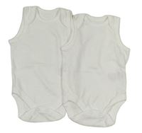 2x Biele body Mothercare