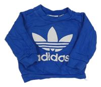 Modrá mikina s logem Adidas
