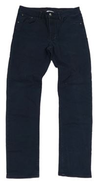 Tmavomodré skinny fit rifle H&M