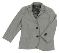 Šedé melírované slavnostní sako Next