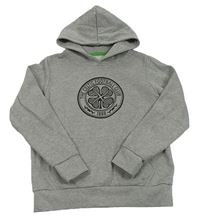 Sivá melírovaná mikina s kapucí - Celtic