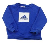 Modrá mikina s logem Adidas