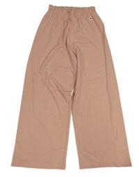 Světlerůžové široké lehké tepláky s nášivkou H&M