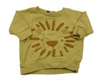 Okrová mikina s lvem zn. Next