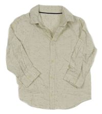 Smetanový melírovaný pyžamový kabátek Matalan