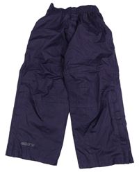 Tmavofialové šusťákové funkční kalhoty Mountain Warehouse