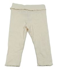 Smotanové rebrované legíny M&S