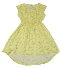 Žlté šaty s nápismi Y.F.K.