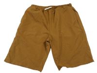 Hnedé šušťákové kraťasy shein