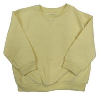 Žltá rebrovaná mikina Primark