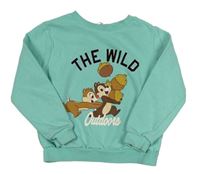 Tyrkysová mikina - Chip a Dale H&M