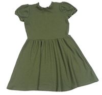 Khaki rebrované šaty C&A