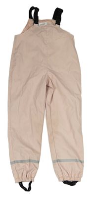 Světlerůžové voděodolné laclové kalhoty Primark