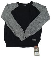 Nové - Černo šedý svetr Rebel