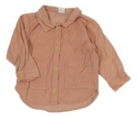 Ružová menšestrová blúzka H&M