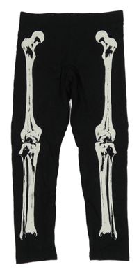 Čierne legíny s kostmi F&F