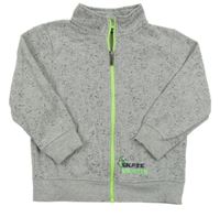 Sivo-tmavomodrá prepínaci mikina s fleky Blue Seven