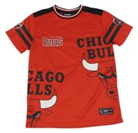 Černo-červené sportovní tričko - Chicago Bulls NBA