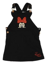 Čierne teplákové na traké šaty s Minnie Disney