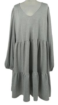 Dámské šedé pletené šaty New Look 