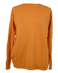 Dámsky oranžový ľahký sveter D.E.C.K.