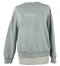 Dámská šedá mikina s nápisem Primark 