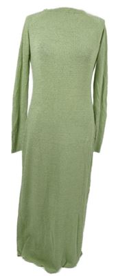 Dámske svetlozelené pletené dlhé šaty PrettyLittle Thing