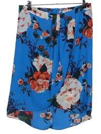 Dámska modrá kvetovaná sukňa Oasis