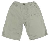 Svetlobéžové plátenné chino kraťasy Denim Co.