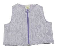 Lila šušťáková prešívaná vesta Cherokee