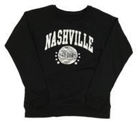 Čierna mikina s nápisom Primark