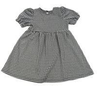 Čierno-biele vzorované šaty dunnes