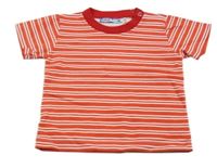 Červeno-biele pruhované tričko Lala