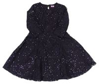 Lilkové čipkové šaty s flitrami F&F