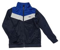 Modro-bielo-tmavomodrá športová prepínaci mikina zn. Slazenger