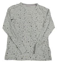 Šedé hvězdičkované pyžamové triko M&S