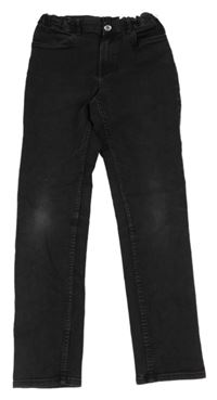 Tmavosivé teplákové rifle H&M