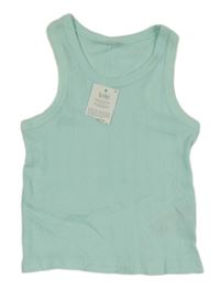 Nové - Belasý rebrovaný crop top Pep&Co
