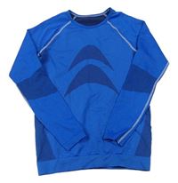 Modro-tmavomodré thermo tričko