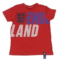 Červené tričko s logom England