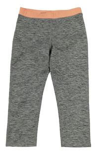 Sivo-ružové športové capri legíny H&M