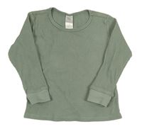 Svetlozelené vzorované tričko H&M