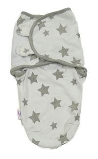 Bílo-šedá rychlozavinovačka s hvězdami