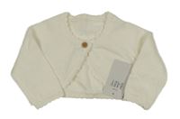 Nové - Biele svetrové bolerko George