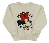 Smotanová oversize mikina s Minnií Zara