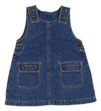 Tmavomodré rifľové šaty St. Bernard