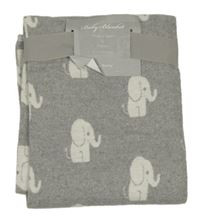 Nové - Šedá deka se slony 
