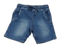 Modré teplákové riflové kraťasy Pepperts