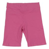 Ružové rebrované legínové kraťasy Page one young