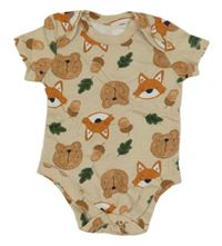 Béžové body s medvedíkom Matalan